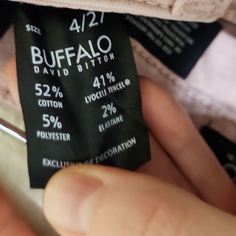 Buffalo David Bitton Pink Skinny Jeans High-Waisted - Picture 4 of 9